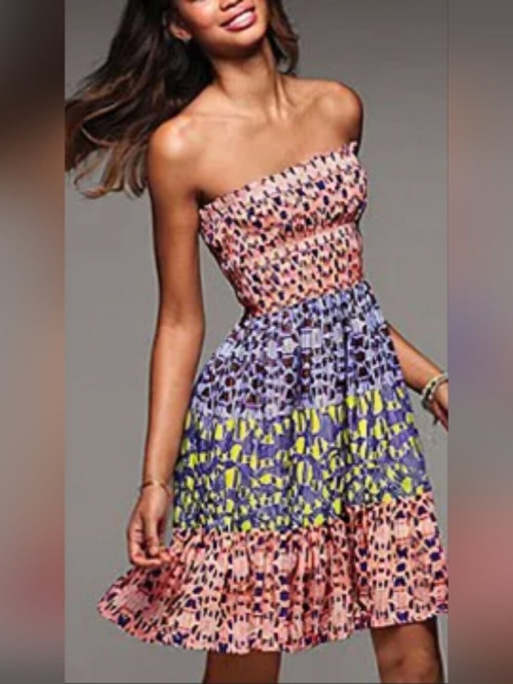 Moda International Smocked Tube Dress Medium